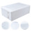 2Pcs White Plastic Storage Case for Home Clothes and Accessories 10