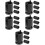 20Pcs Manual Carbon Steel Angle Socket Wrenches Black Repair Tool Kit 7