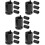 20Pcs Manual Carbon Steel Angle Socket Wrenches Black Repair Tool Kit 8