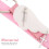 Jarretière De Rose Ajustable Plumes PU 6