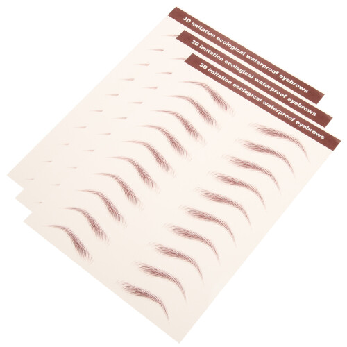 Stickers Sourcils Marron Durable Et Facile À Appliquer 1