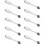 30Pièces Outils Spatules ABS Transparentes Pour Crèmes 2