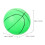 1Ballon Basket PVC Vert Clair Pour Jeux Enfants 2