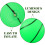 1Ballon Basket PVC Vert Clair Pour Jeux Enfants 4