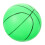 1Ballon Basket PVC Vert Clair Pour Jeux Enfants 7