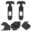 10Pièces T-Handle Caoutchouc Flexible Noir Pour Boîte À Outils 9