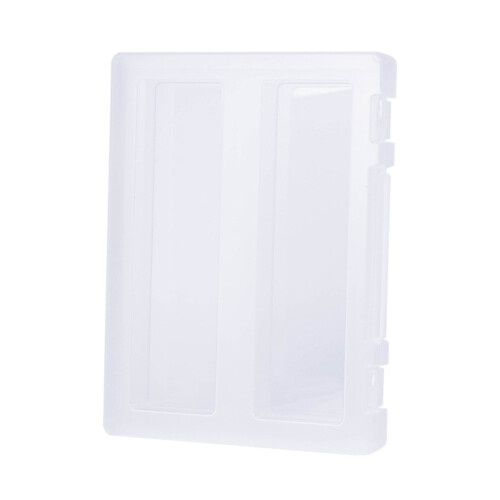 2Pcs Portable Clear Plastic Files Case Certificate Organizer Storage 1
