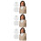 3Pièces Cols Détachables Coton Blancs Style Unique Pour 9