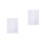 2Pcs Portable Clear Plastic Files Case Certificate Organizer Storage 6