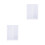 2Pcs Portable Clear Plastic Files Case Certificate Organizer Storage 7