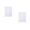 2Pcs Portable Clear Plastic Files Case Certificate Organizer Storage 8