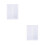 2Pcs Portable Clear Plastic Files Case Certificate Organizer Storage 9