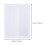 2Pcs Portable Clear Plastic Files Case Certificate Organizer Storage 10