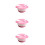 3Pcs Baby Suction Bowl Set Pink Toddler Feeding Tableware Fork Spoon 7