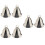 6Pcs Thickened Sauna Hats for Home Use Bathing Accessories 6