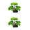 2Pcs Artificial Bonsai Tree for Desk Green Plastic Decorative Plants 4