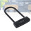 2Pcs Black Combination U Locks for Bikes Gates and Outdoor Security 11