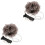 2Ensembles Costume Perruque Grise Et Lunettes 4