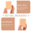 50Pcs Orange Eva Nail File Sponge Mini Buffer Blocks for Manicure Use 5