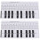 2Pcs Standard Piano Keyboard Practice for Students 5