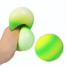 Håndtreningsstressballleker fargeskiftende fidget-leke med sensorisk klemfunksjon, hoppende baller for barn og voksne, trygg og høy kvalitet for