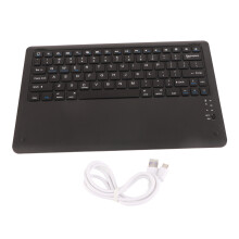 Portable Bluetooth Keyboard With Ergonomic Design Excellent Compatibility Rechargeable Battery Long Usage Time And Slim Profile
