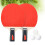 3Pièces Kit Tennis De Table Bois Pour Entraînement 2