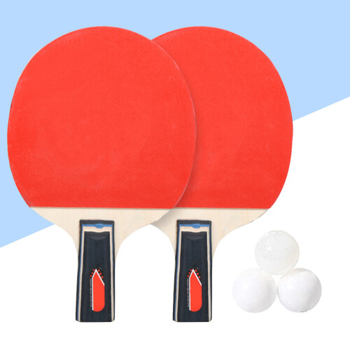 3Pièces Kit Tennis De Table Bois Pour Entraînement 2