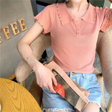 Elegant V Neck Dressy Tops Ruffle Sleeve Lightweight Summer Blouse Women's Business Casual Office Top