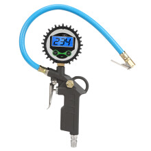 Accesorii pentru compresor, umflator digital pentru anvelope cu manometru, mandrină de aer rezistentă, economisire a bateriei, rezoluție de