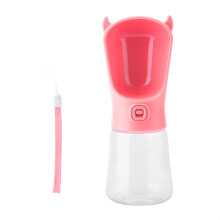Pet Water Feeder with One Hand Operation, Leak Proof Design and Versatile Usage, Portable Dog Water Bottle for All Sizes Including Cats and Small