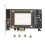 Κάρτα προσαρμογέα U.2 σε PCIe4.0, κάρτα επέκτασης συμβατότητας Plug and Play NVMe SSD για 1
