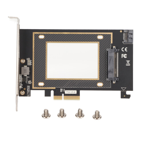 Κάρτα προσαρμογέα U.2 σε PCIe4.0, κάρτα επέκτασης συμβατότητας Plug and Play NVMe SSD για