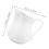 4Pcs Ceramic Creamer Pitcher Milk Jug Handheld White Multipurpose Use 2
