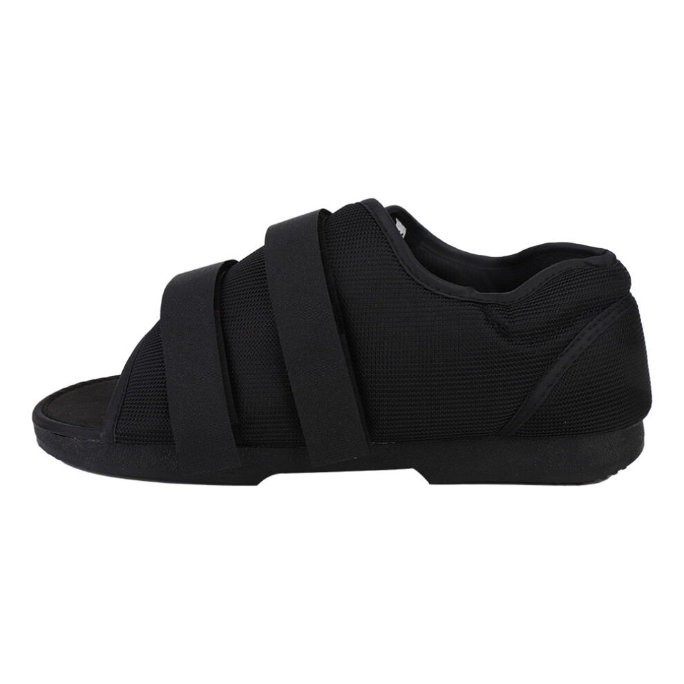 Adjustable Strap Medical Walking Shoe For Broken Bone Recovery Post Op Shoe Non Slip Sole Universal Fit Breathable Nylon Footwear Support For