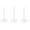 3Pcs White Plastic Headphone Holder Stand for Desktop Use 5