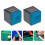 72Pcs Blue Billiard Cue Chalk Bulk for Pool Table Friction Improvement 9