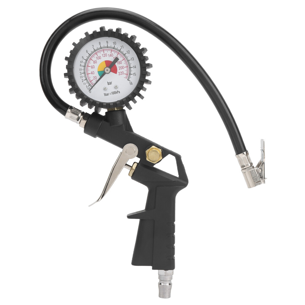 Digital Tire Inflator With Gauge Pistol Grip And Trigger Design Accurate Measurement Durable Long Lasting Stable Reading For Car Suv Truck Van 9009879110781