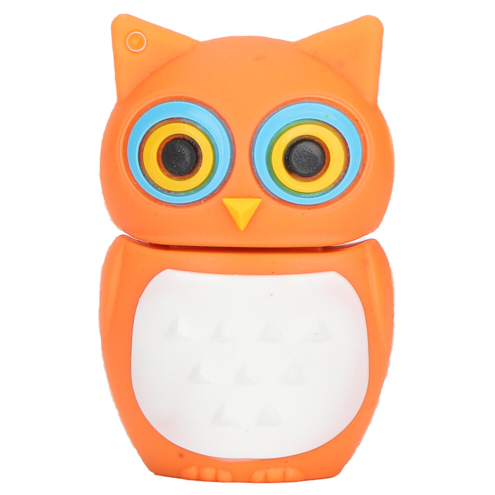 Portable Usb Flash Drive Cute Owl Animal Shape Waterproof Shockproof Easy Plug In Data Storage Device With Anti Electromagnetic Interference 9180479440826