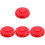 4Pièces Couvercle Plastique Rouge Pour Bac Ibc Usage Eau 4
