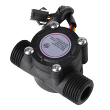 Capteur de débit d'eau à effet Hall pour applications intelligentes, étanche, résistant à l'usure et à la chaleur, en plastique de qualité