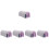 5Pcs Multi Hamster Hideout Tunnel Soft Small Pets Playhouse Toy 5