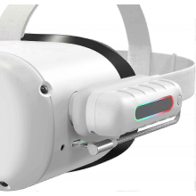 Battery Pack Compatible with Oculus Quest 2,5000mah Lightweight Portable Vr Extended Power Extended 2.5 Hours Playtime