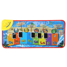 Tappetino musicale portatile con 25 suoni, tappetino musicale per pianoforte per bambini, ideale per l'apprendimento dei più piccoli, tappetino