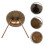 2Ensembles Instrument Percussion Acier Rouge Enfants Texturé Résistant 3