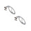 2Pcs Silver Bathroom Hose Shower Stainless Steel Double Lock Durable 9