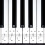 Piano Keyboard Stickers Black PVC Practical Decals for Beginners 5