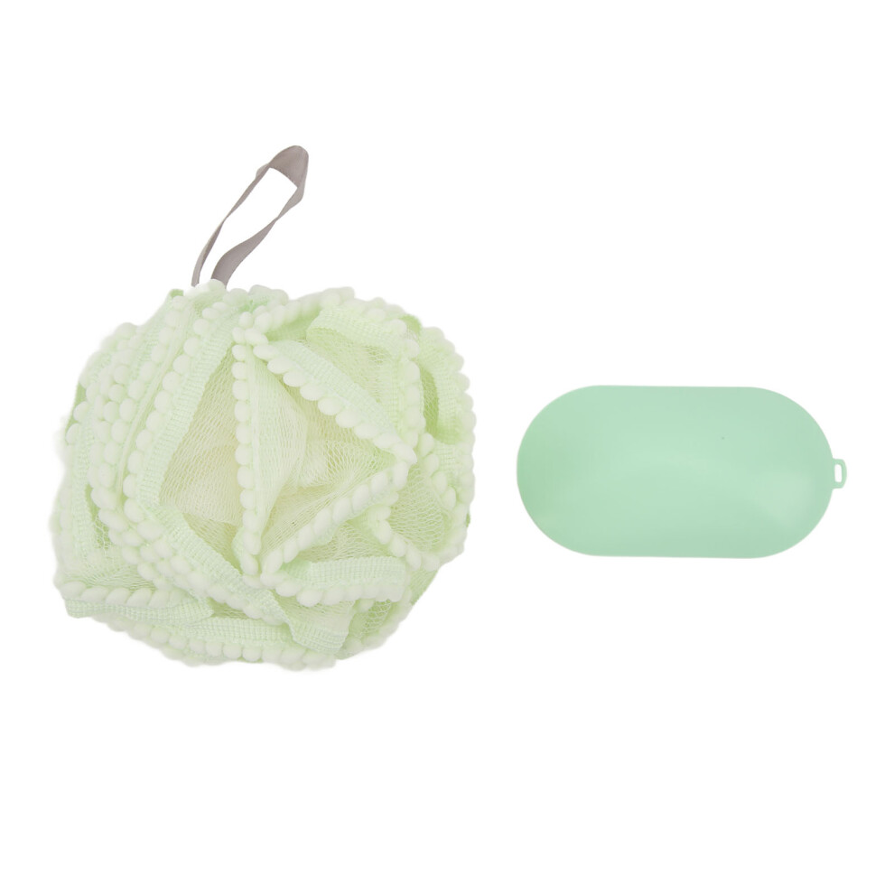 Ergonomic Design Gentle Cleansing Soft Shower Loofahs Deep Cleansing Dirt Removal Exfoliating Loofah Sponge Hang Up Design Spa-Like Indulgence