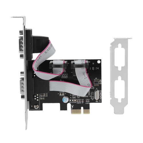 PCIe RS232Serial Interface Card With Bi Directional RS232Speeds FIFO Buffer Versatile Applications Industrial Control Device Configurable Power