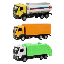 Realistische speelgoedtrucks met bewegende onderdelen, openslaande deuren, scharnierende elementen, milieuvriendelijk ontwerp, terugtrekfunctie,
